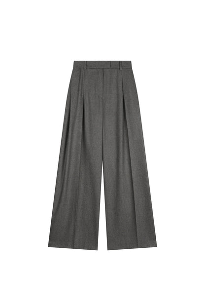 Pleated Wide Pants