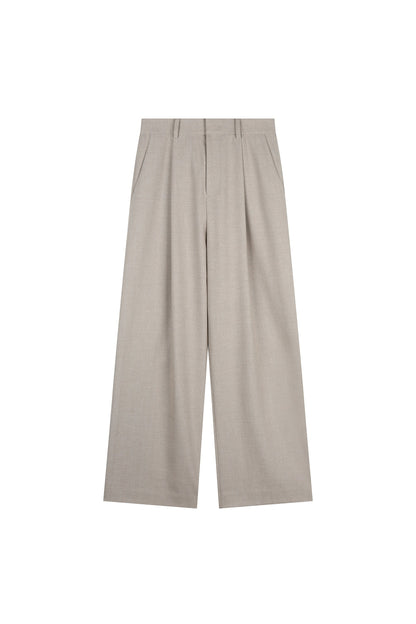 Pleated Wide Pants