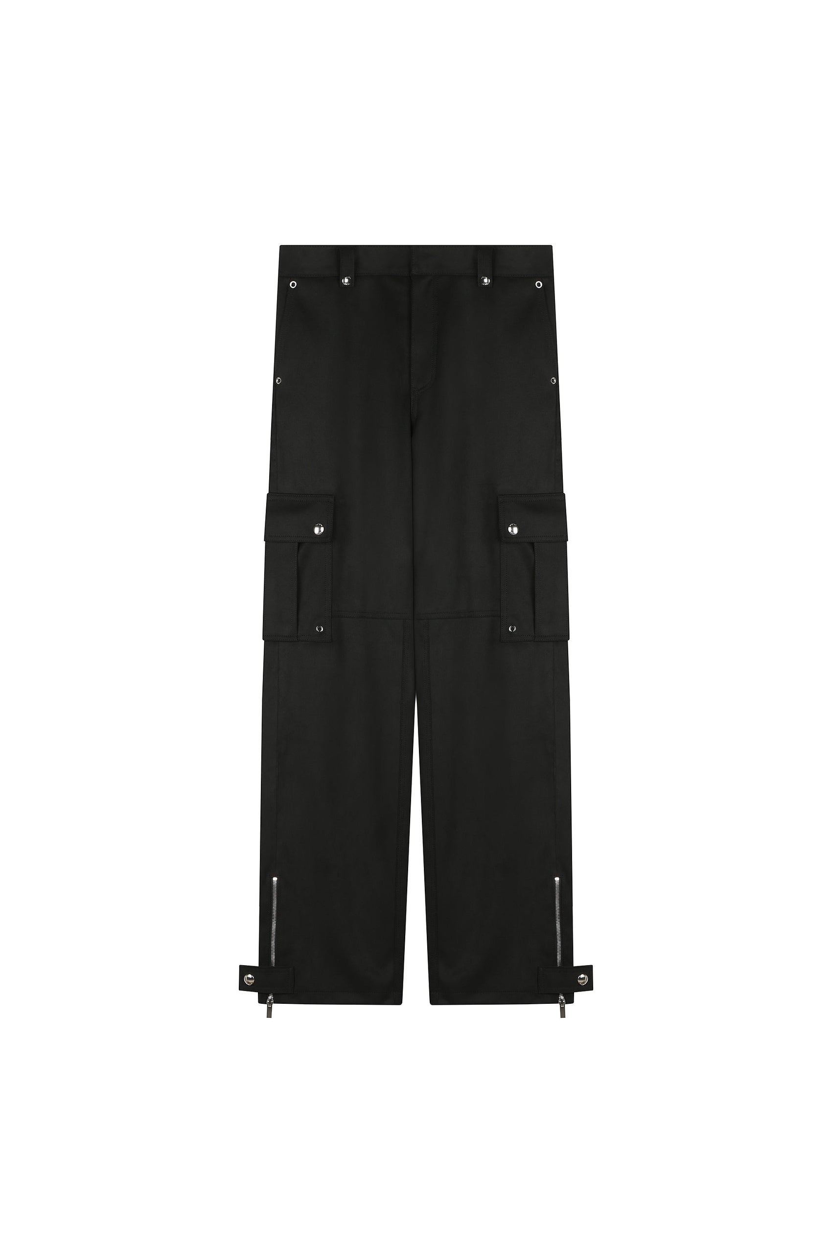 Faux Suede Cargo Pants