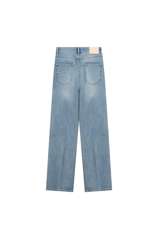 Straight Slim Bootscut Denim Pants