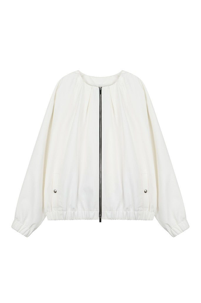 Shirring Blouson Jumper