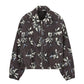 Flower Printed Bomber Jacket