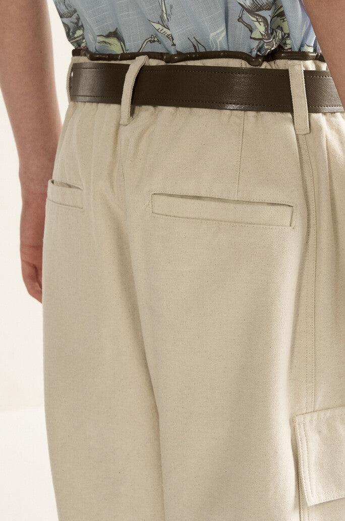 Cotton Binded Cargo Pants