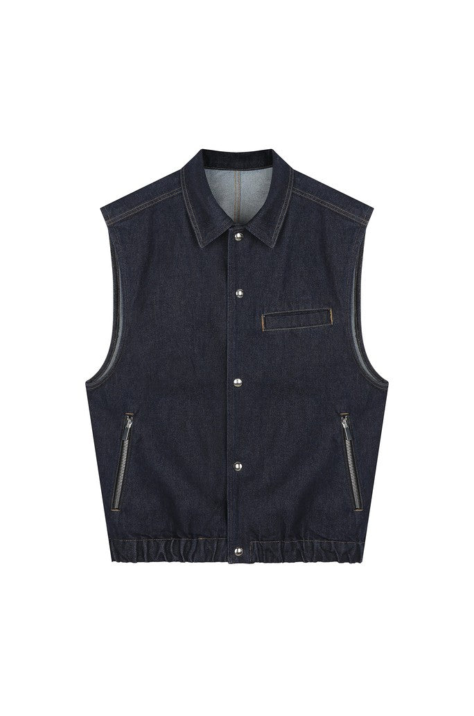 Indigo Denim Vest