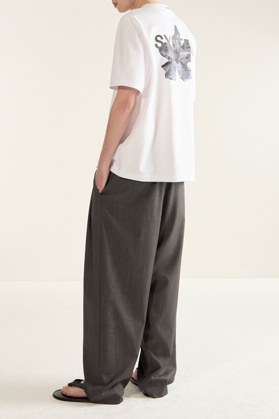 Hibiscus Printed T-Shirt