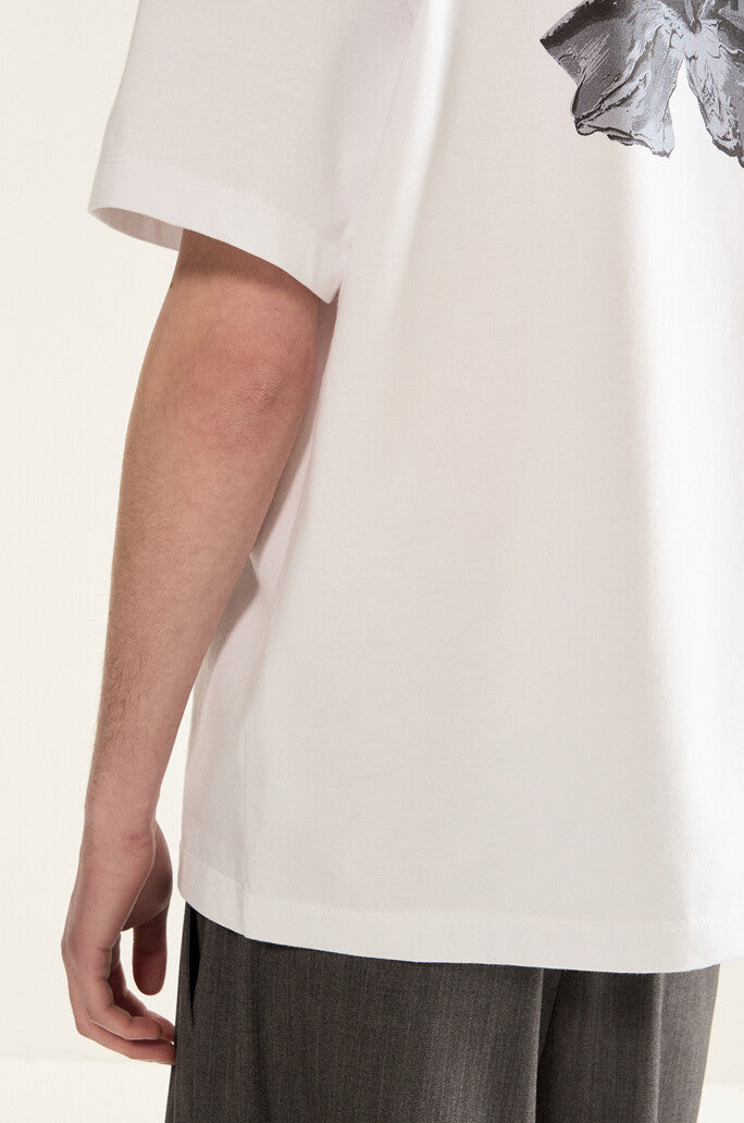 Hibiscus Printed T-Shirt