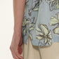 Flower Printed Hibiscus Camp Shirt