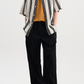 Crinkle Banding Wide Pants