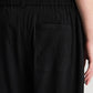 Crinkle Banding Wide Pants