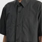 Crinkle Drawstring Half Shirt