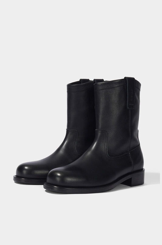 Bottines en cuir