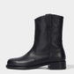 Bottines en cuir