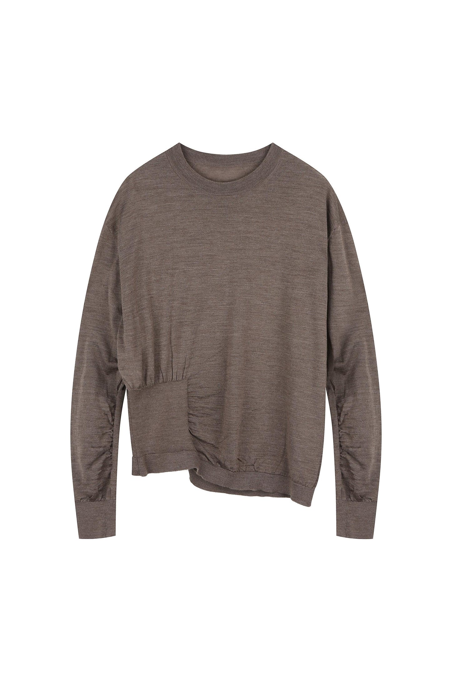 Hem Detailed Wool Knitted Top