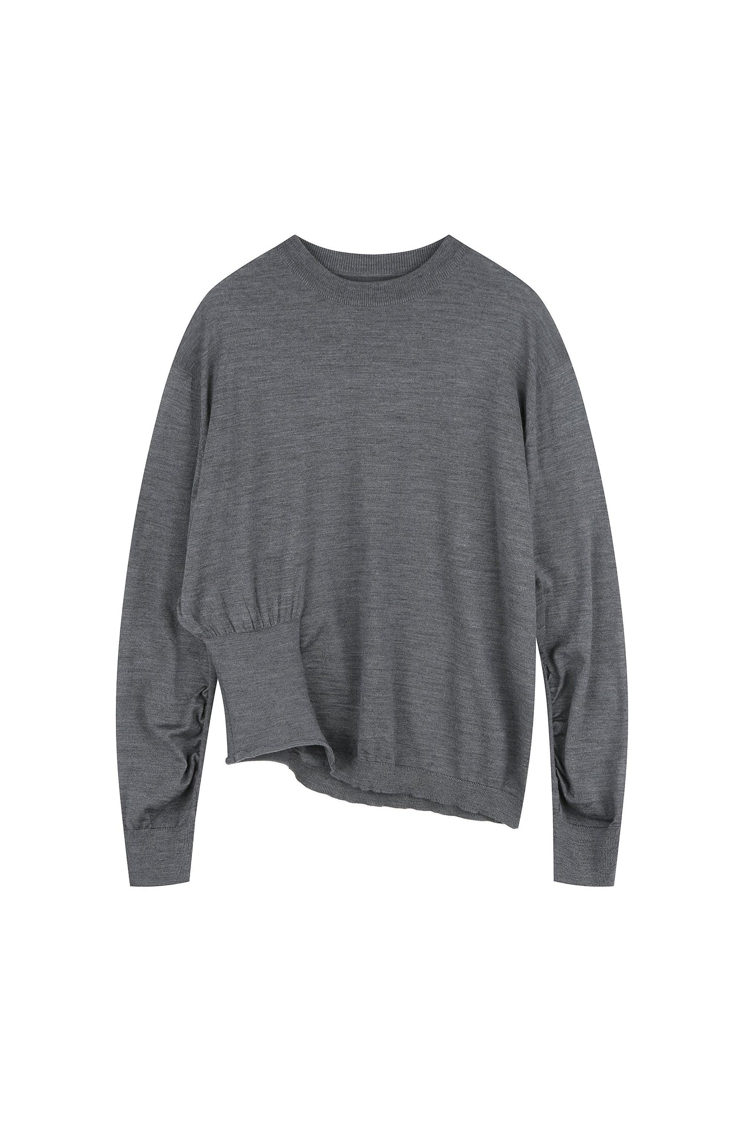 Hem Detailed Wool Knitted Top