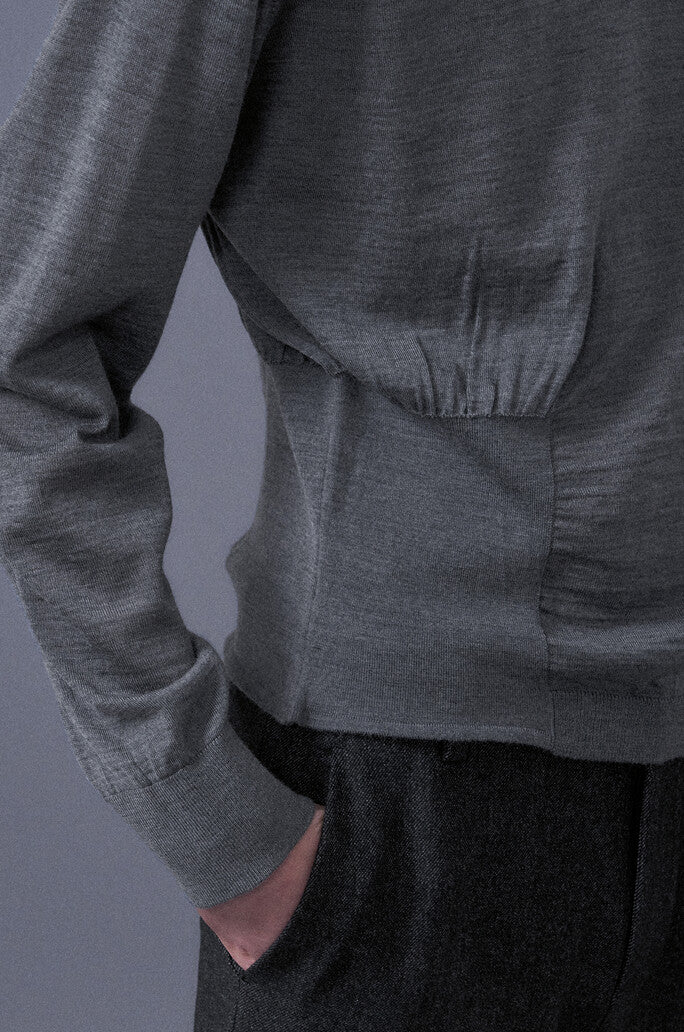 Hem Detailed Wool Knitted Top