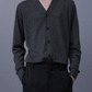 Cardigan Detail Wool Knitted Top