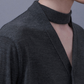 Cardigan Detail Wool Knitted Top