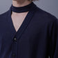 Cardigan Detail Wool Knitted Top