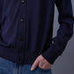 Cardigan Detail Wool Knitted Top