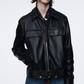 Distressed Real Leather Jacket