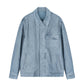Flocked Denim Jacket
