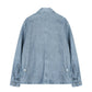 Flocked Denim Jacket