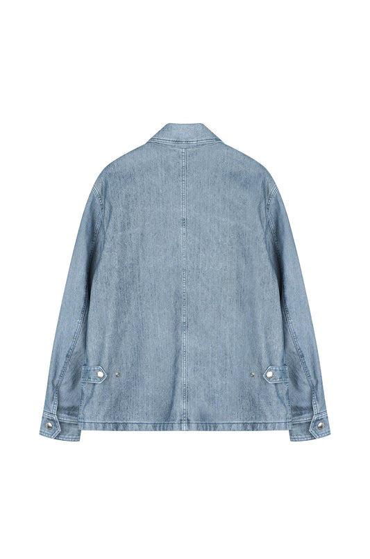 Flocked Denim Jacket