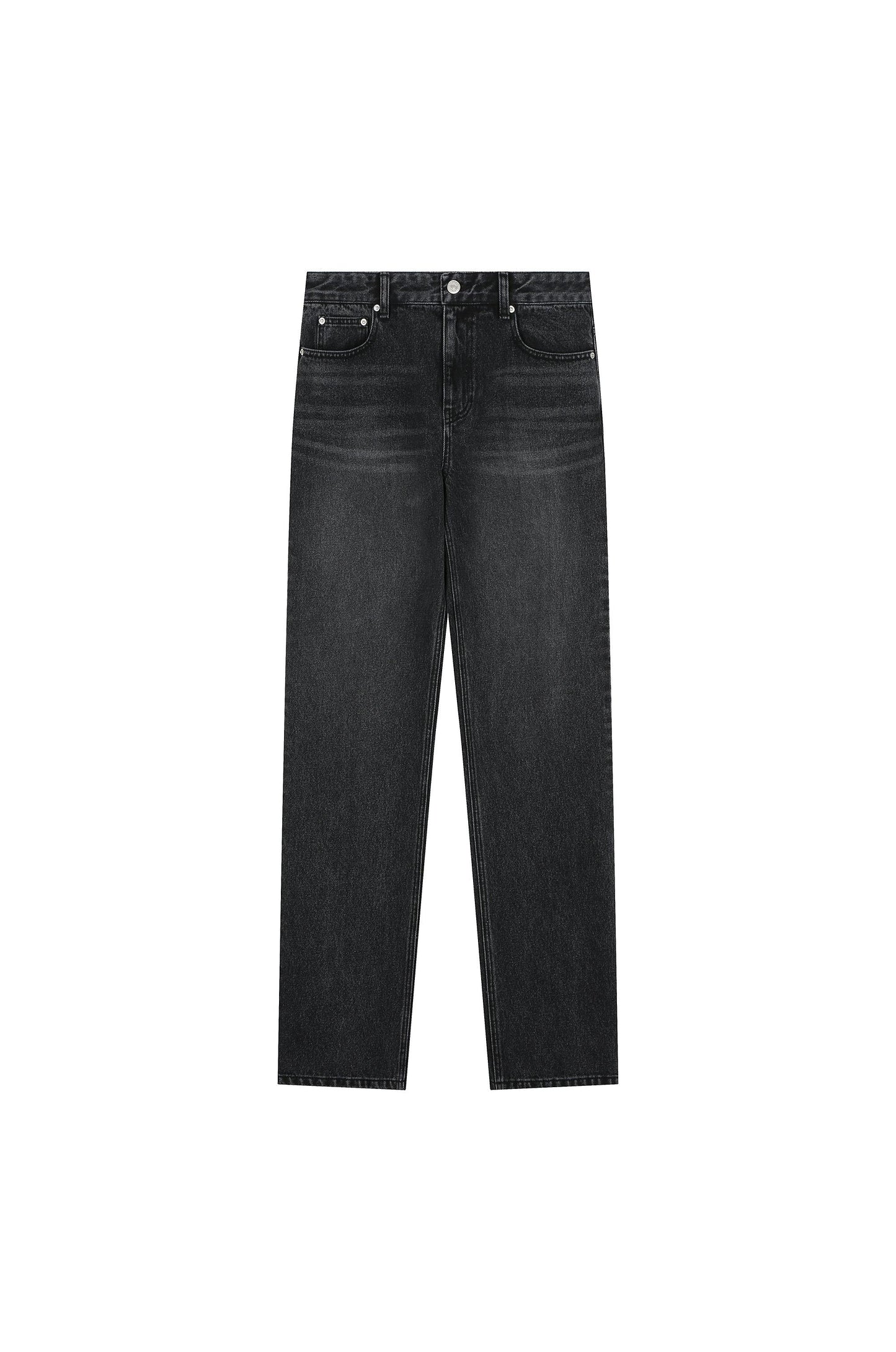 Slim Slit Denim Pants