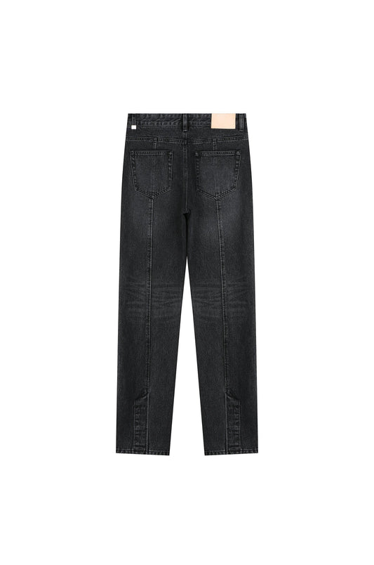 Slim Slit Denim Pants