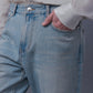 Slim Slit Denim Pants