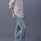 Slim Slit Denim Pants