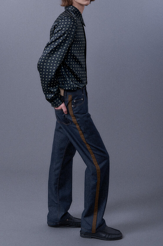 Straight Denim Pants
