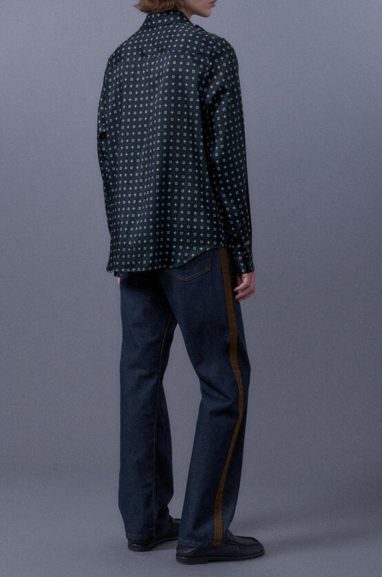 Straight Denim Pants