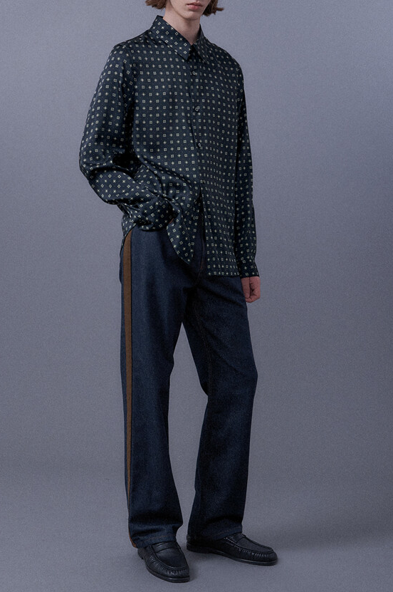 Straight Denim Pants