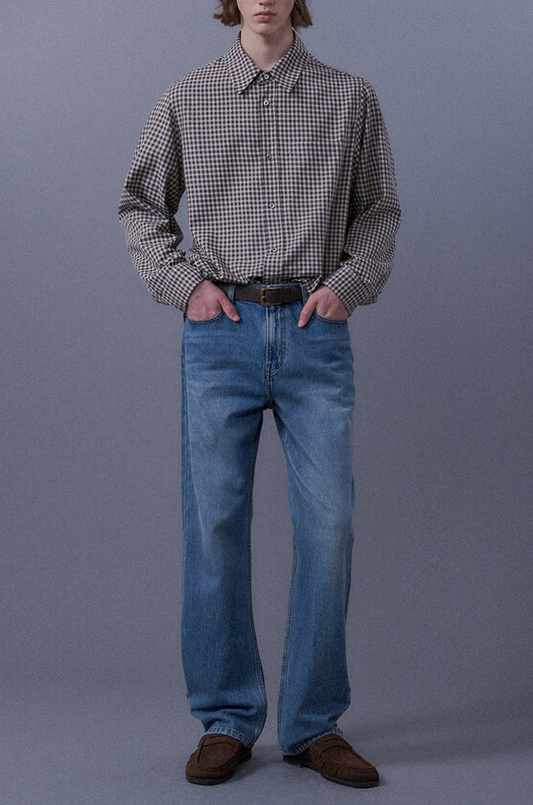 Straight Denim Pants