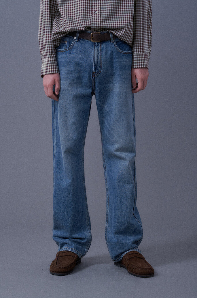 Straight Denim Pants