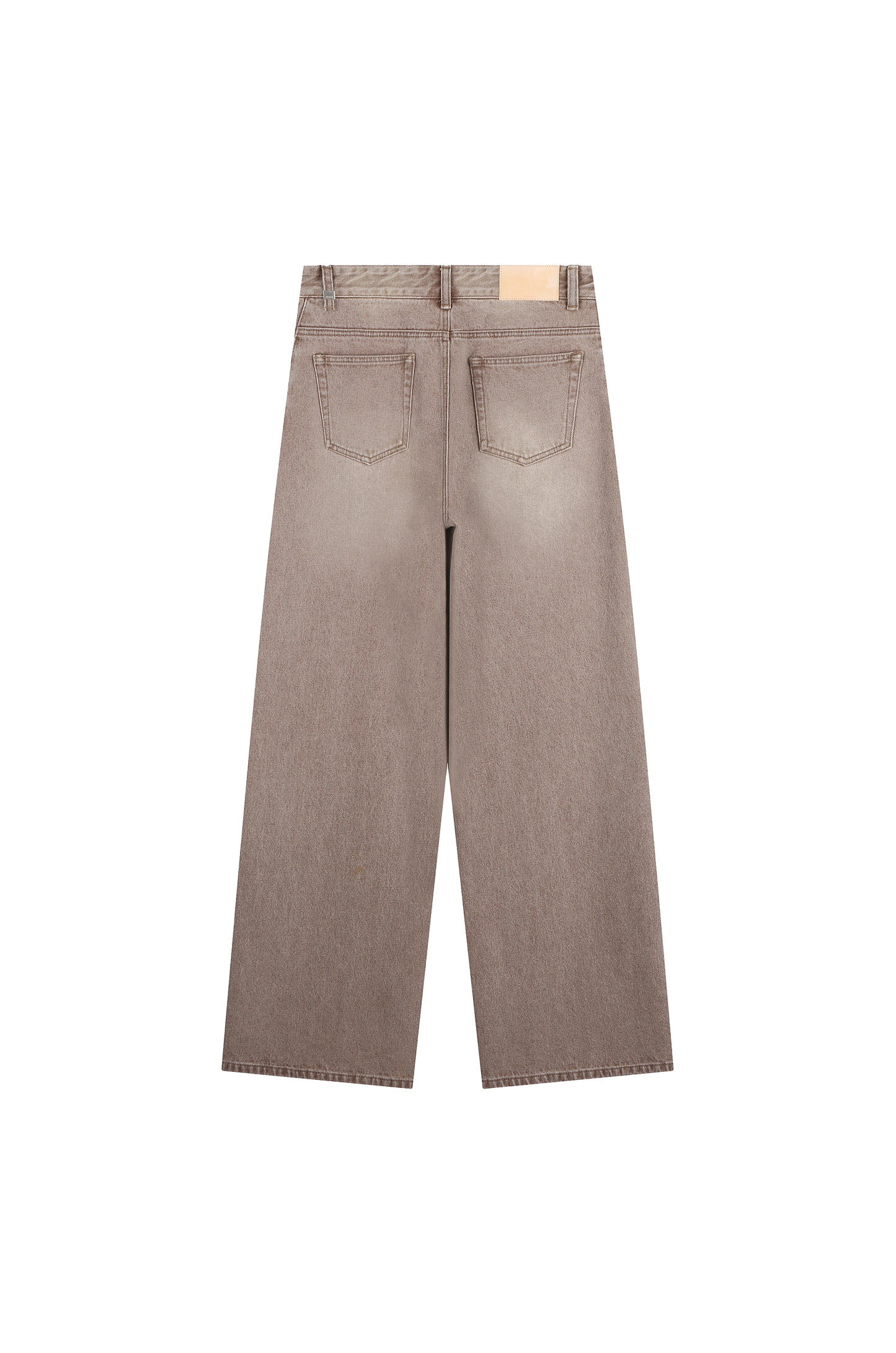 Twisted Side Seam Denim Pants