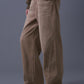 Twisted Side Seam Denim Pants