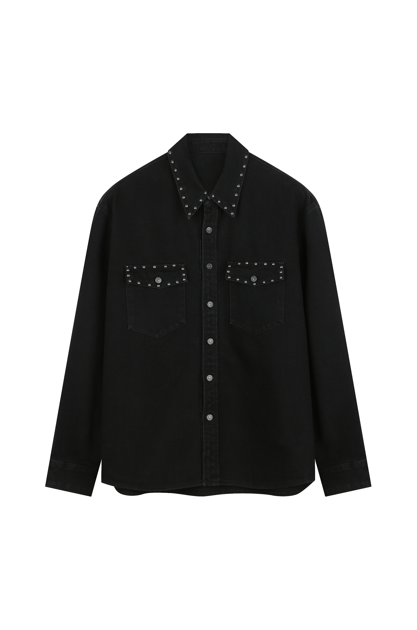Studded Denim Shirt