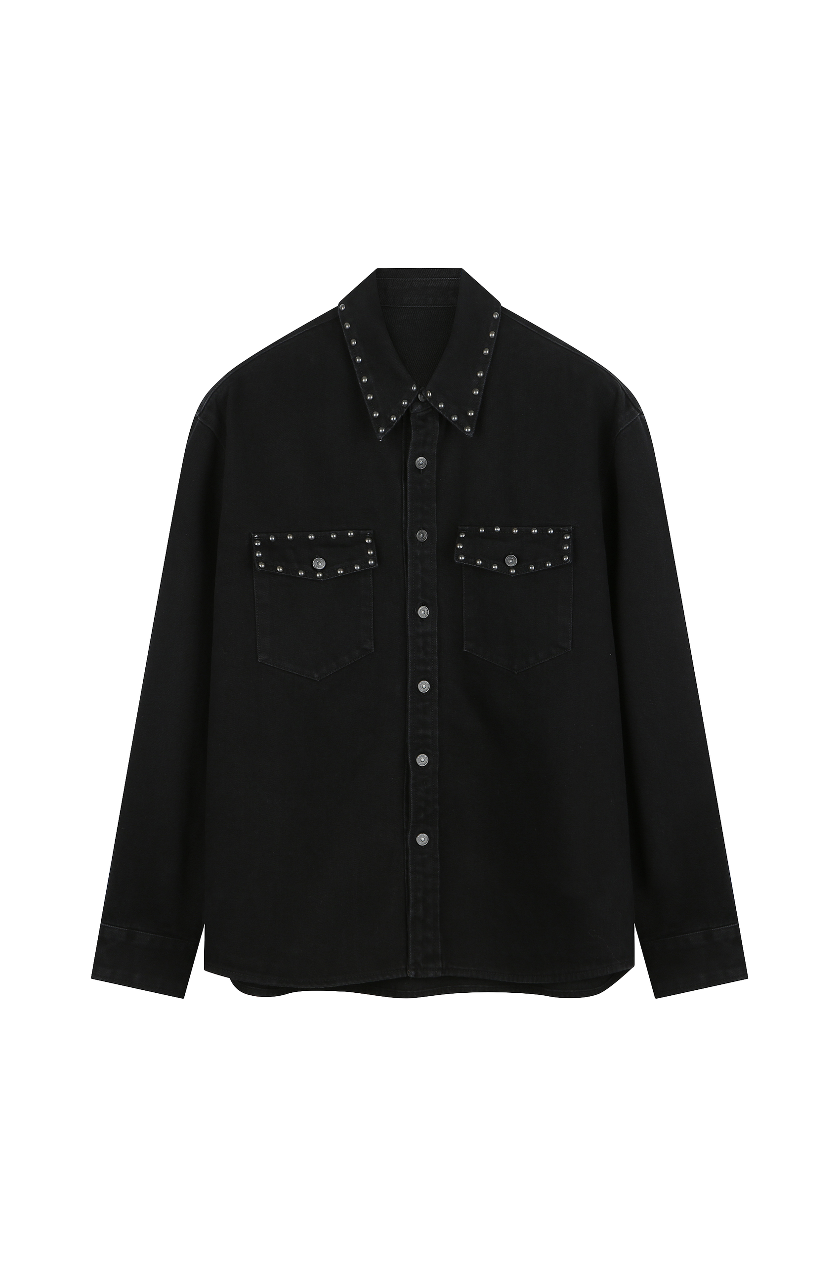Studded Denim Shirt