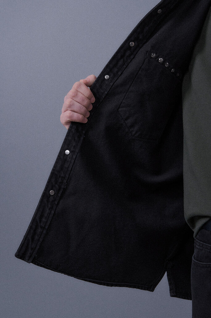 Studded Denim Shirt