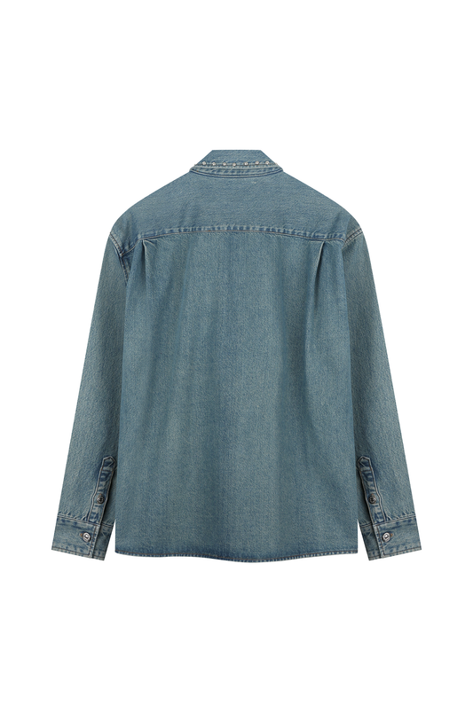 Studded Denim Shirt