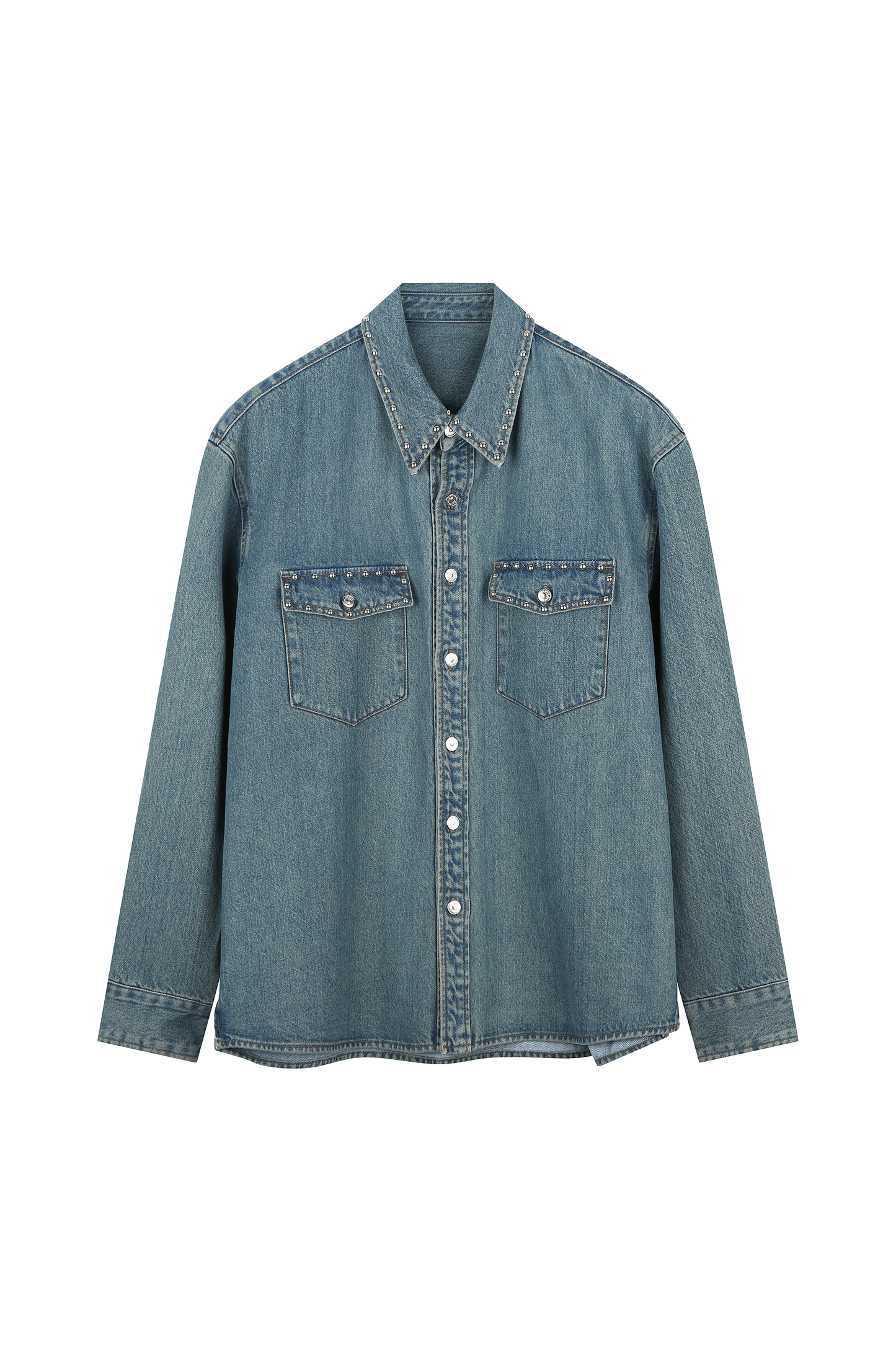Studded Denim Shirt