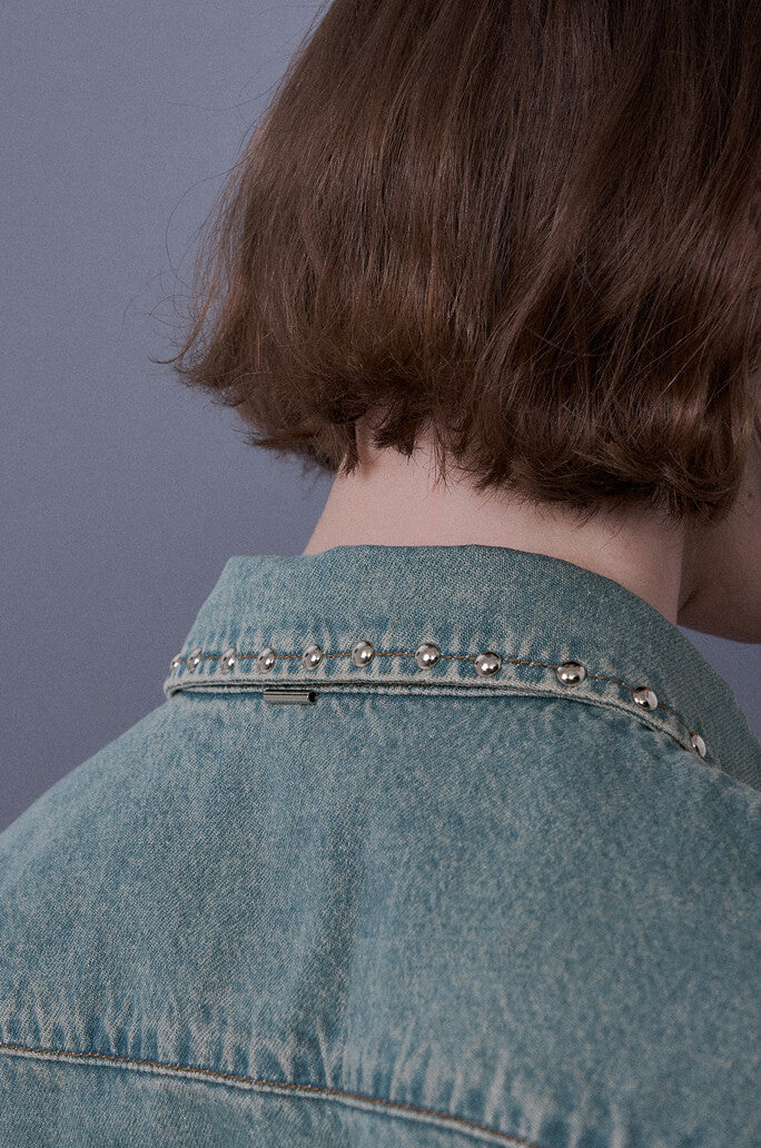 Studded Denim Shirt