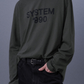 Studs Logo Long Sleeved T-Shirt