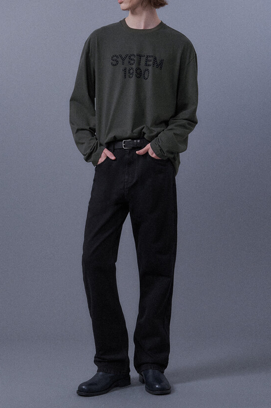 Studs Logo Long Sleeved T-Shirt