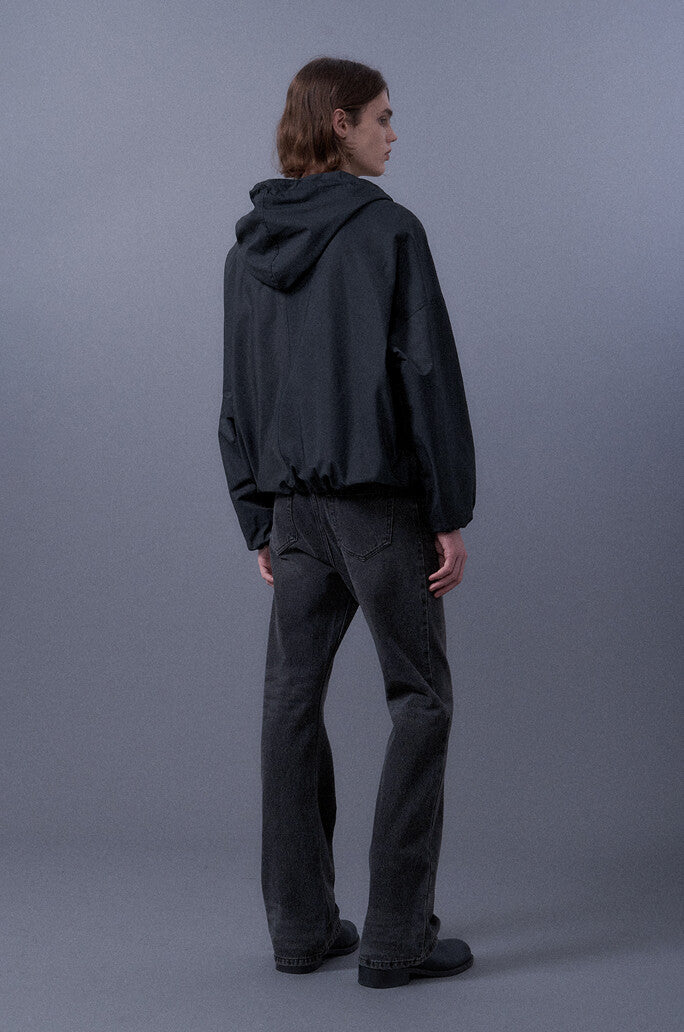 Shirring Hoodie Jacket