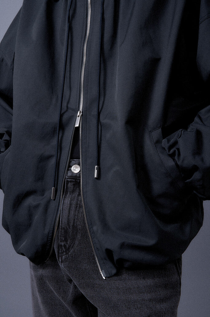 Shirring Hoodie Jacket