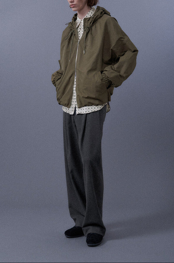 Shirring Hoodie Jacket