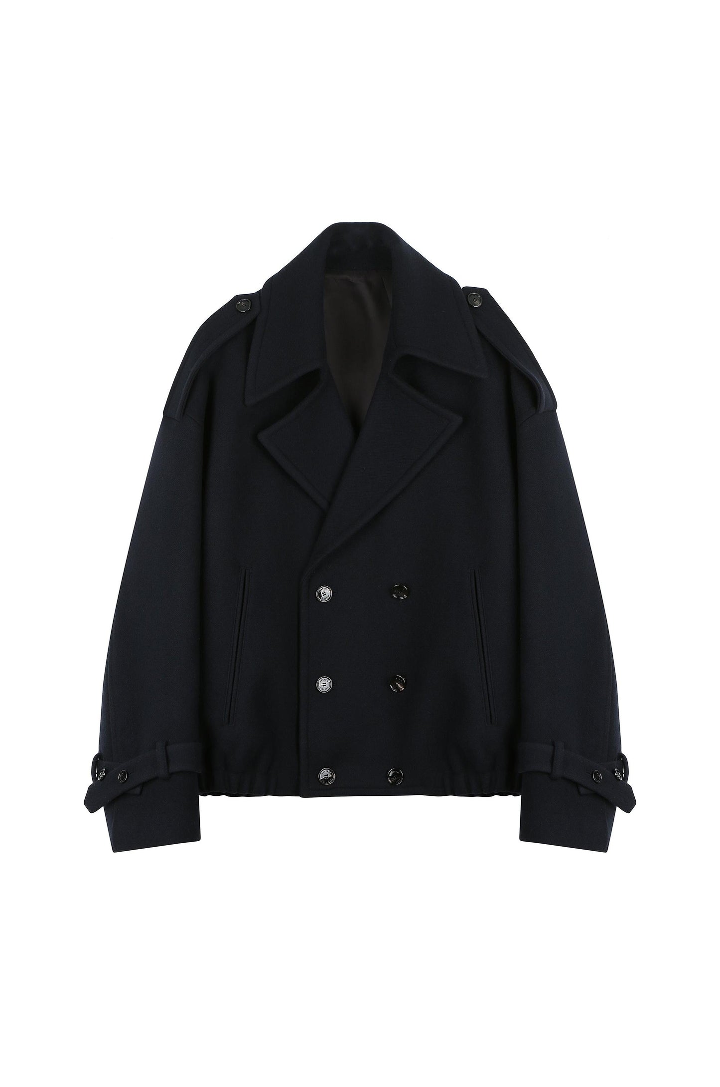 Double Breast Pea Coat Jacket